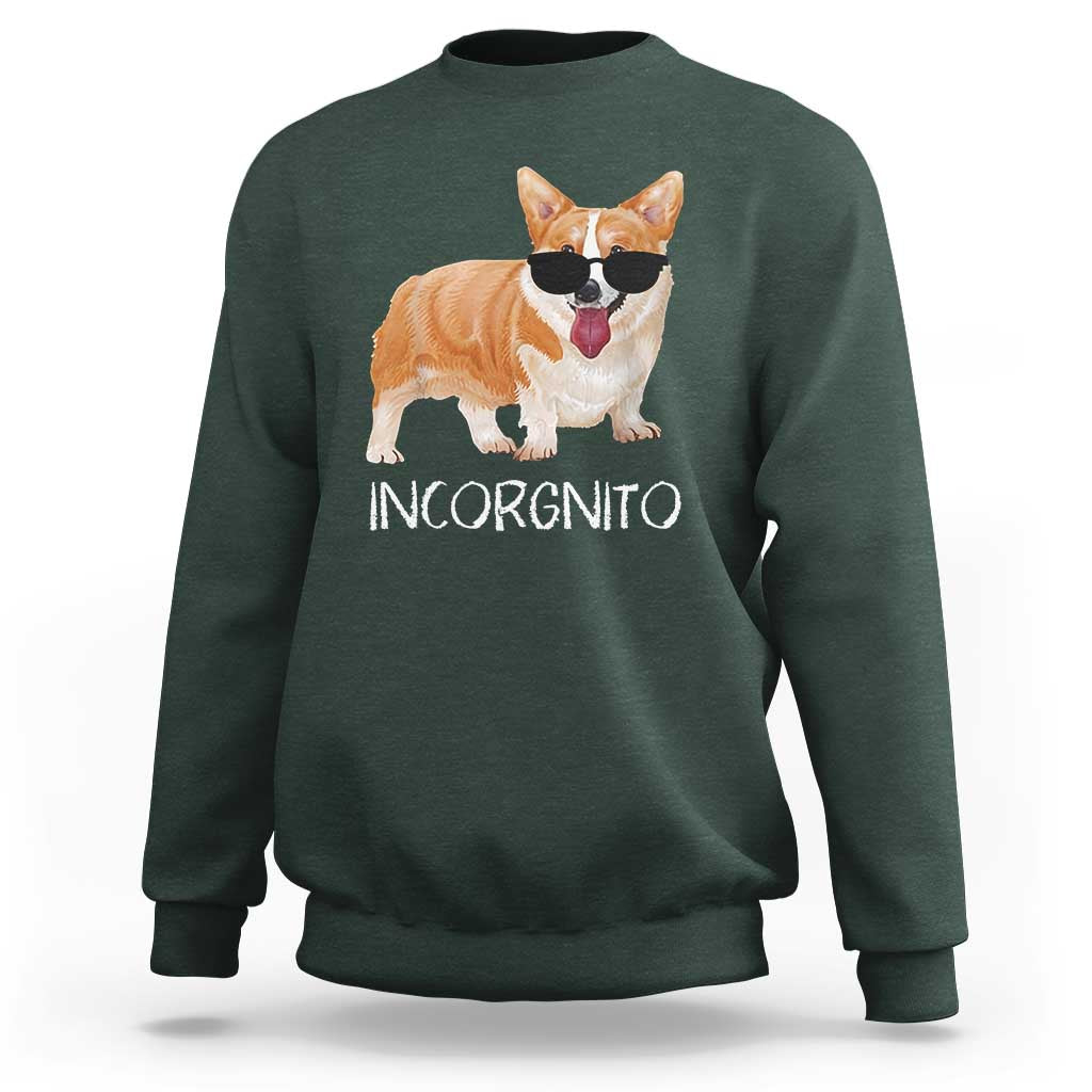 Incorgnito Funny Welsh Corgi Owner Dog Lover Sweatshirt - Wonder Print Shop