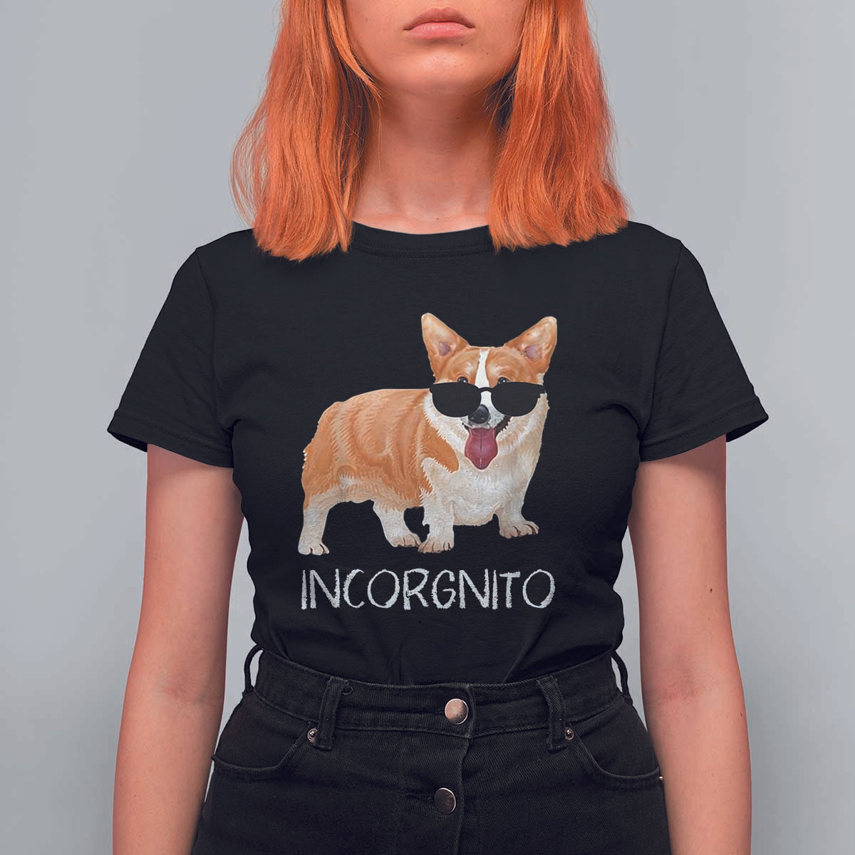 Incorgnito Funny Welsh Corgi Owner Dog Lover T Shirt For Women - Wonder Print Shop