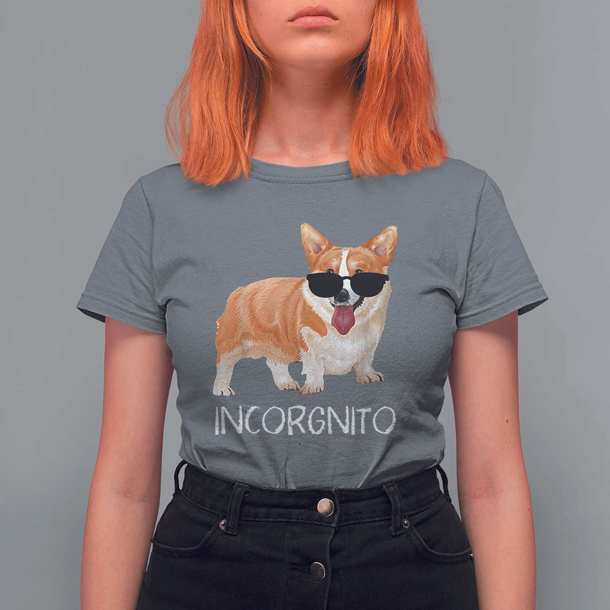 Incorgnito Funny Welsh Corgi Owner Dog Lover T Shirt For Women - Wonder Print Shop