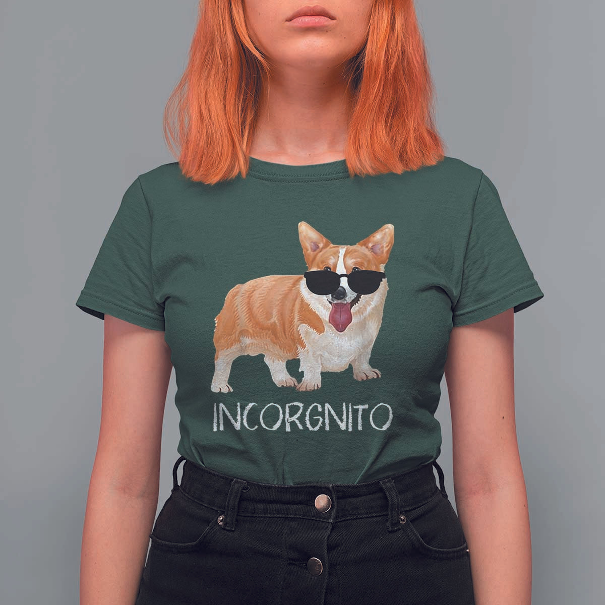 Incorgnito Funny Welsh Corgi Owner Dog Lover T Shirt For Women - Wonder Print Shop