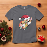 Christmas Corgi Dog T Shirt Cute Animal Pet Puppy Lover Gift Xmas Lights - Wonder Print Shop
