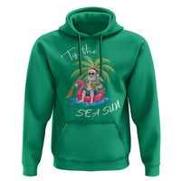 Hawaiian Christmas Hawaii Santa Hoodie Tis The Sea Sun Beach Hawaii Xmas In July Tropical Xmas Gift Family Holiday