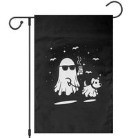 Halloween Ghost Dog Garden Flag Retro Spooky Season Boo Sheet - Wonder Print Shop