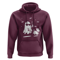 Halloween Ghost Dog Hoodie Retro Spooky Season