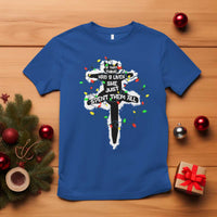 Funny Cat Christmas T Shirt Pussy-cat If That Thing Had Nine Lives She Just Spent Them All Meowy Catmas Gift - Wonder Print Shop
