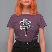 Funny Cat Christmas T Shirt For Women Pussy-cat If That Thing Had Nine Lives She Just Spent Them All Meowy Catmas Gift - Wonder Print Shop