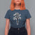 Funny Cat Christmas T Shirt For Women Pussy-cat If That Thing Had Nine Lives She Just Spent Them All Meowy Catmas Gift - Wonder Print Shop