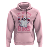 Halloween Women Ghost Cute Funny Hoodie I'm Just Here For The Boos