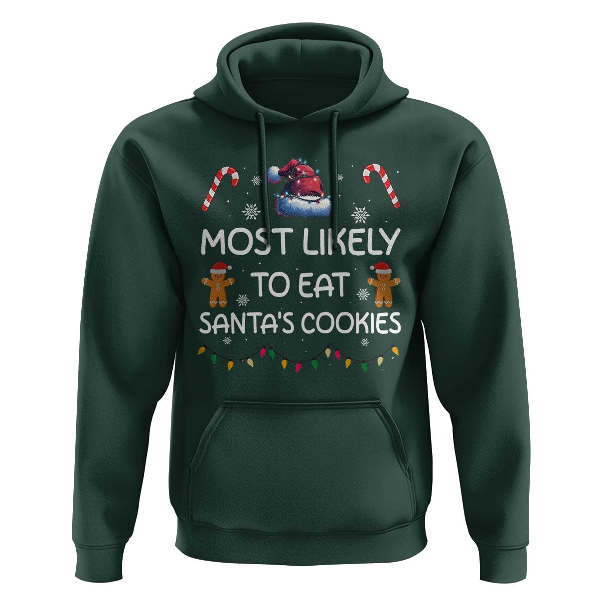 Family Matching Christmas Hoodie Most Likely To Eat Santas Cookies