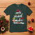 Hawaiian Christmas Tree T Shirt Mele Kalikimaka Beach Family Vacation Xmas Hawaii Santa - Wonder Print Shop