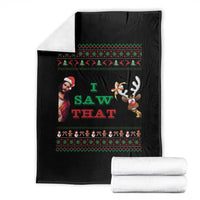 Jesus I Saw That Meme Throw Blanket Funny Ugly Christmas Religious Christian - Wonder Print Shop