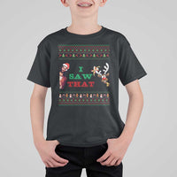 Jesus I Saw That Meme T Shirt For Kid Funny Ugly Christmas Religious Christian - Wonder Print Shop