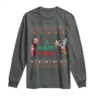 Jesus I Saw That Meme Long Sleeve Shirt Funny Ugly Christmas Religious Christian - Wonder Print Shop
