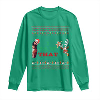 Jesus I Saw That Meme Long Sleeve Shirt Funny Ugly Christmas Religious Christian - Wonder Print Shop
