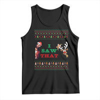 Jesus I Saw That Meme Tank Top Funny Ugly Christmas Religious Christian - Wonder Print Shop