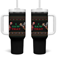 Jesus I Saw That Meme Tumbler With Handle Funny Ugly Christmas Religious Christian - Wonder Print Shop