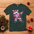 Dabbing Santa T Shirt Xmas Lights Pink Christmas Gifts - Wonder Print Shop