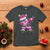 Dabbing Santa T Shirt Xmas Lights Pink Christmas Gifts - Wonder Print Shop