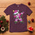 Dabbing Santa T Shirt Xmas Lights Pink Christmas Gifts - Wonder Print Shop