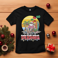 Mele Kalikimaka Hawaiian Christmas In July Hawaii Santa T Shirt Xmas Family Beach Vacation - Wonder Print Shop