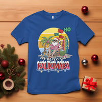 Mele Kalikimaka Hawaiian Christmas In July Hawaii Santa T Shirt Xmas Family Beach Vacation - Wonder Print Shop