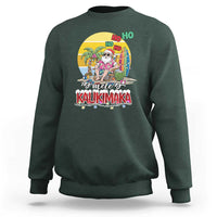 Mele Kalikimaka Hawaiian Christmas In July Hawaii Santa Sweatshirt Xmas Family Beach Vacation - Wonder Print Shop