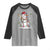 Christmas Baseball Player Raglan Shirt Snowman Balls Xmas Gifts Santa Sports Men Boys