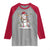 Christmas Baseball Player Raglan Shirt Snowman Balls Xmas Gifts Santa Sports Men Boys