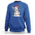 Christmas Baseball Player Sweatshirt Snowman Balls Xmas Gifts Santa Sports Men Boys - Wonder Print Shop