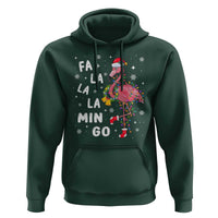 Christmas Flamingo Hoodie Hawaii Christmas Xmas Lights Tree