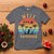 Mele Kalikimaka Hawaiian Christmas T Shirt Retro Hawaii Island Palm Beach Surfboard Surf Xmas Family - Wonder Print Shop