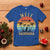 Mele Kalikimaka Hawaiian Christmas T Shirt Retro Hawaii Island Palm Beach Surfboard Surf Xmas Family - Wonder Print Shop