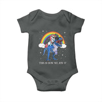 Funny Hanukkah Baby Onesie Jewnicorn This Is How We Jew It - Wonder Print Shop