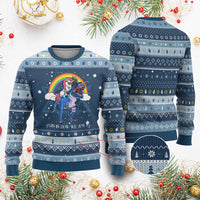 Funny Hanukkah Hanukkah Ugly Sweater Jewnicorn This Is How We Jew It - Wonder Print Shop