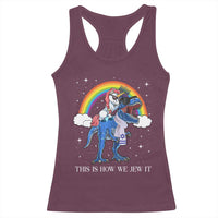 Funny Hanukkah Racerback Tank Top Jewnicorn This Is How We Jew It - Wonder Print Shop