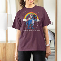 Funny Hanukkah T Shirt For Women Jewnicorn This Is How We Jew It - Wonder Print Shop