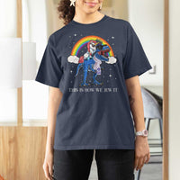 Funny Hanukkah T Shirt For Women Jewnicorn This Is How We Jew It - Wonder Print Shop