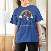 Funny Hanukkah T Shirt For Women Jewnicorn This Is How We Jew It - Wonder Print Shop