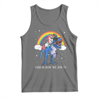 Funny Hanukkah Tank Top Jewnicorn This Is How We Jew It - Wonder Print Shop