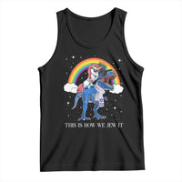 Funny Hanukkah Tank Top Jewnicorn This Is How We Jew It - Wonder Print Shop