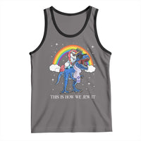 Funny Hanukkah Tank Top Jewnicorn This Is How We Jew It - Wonder Print Shop