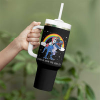 Funny Hanukkah Tumbler With Handle Jewnicorn This Is How We Jew It - Wonder Print Shop
