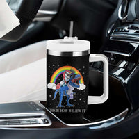 Funny Hanukkah Tumbler With Handle Jewnicorn This Is How We Jew It - Wonder Print Shop