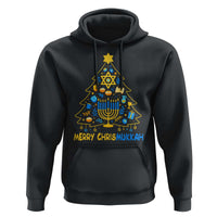 Merry Chrismukkah Hoodie Jewish Happy Hanukkah Christmas Tree - Wonder Print Shop