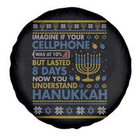 Funny Ugly Hanukkah Spare Tire Cover Imagine Your Cellphone Chanukah Jewish - Wonder Print Shop