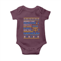 Funny Ugly Hanukkah Baby Onesie Imagine Your Cellphone Chanukah Jewish - Wonder Print Shop
