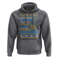 Funny Ugly Hanukkah Hoodie Imagine Your Cellphone Chanukah Jewish - Wonder Print Shop