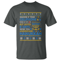 Funny Ugly Hanukkah T Shirt Imagine Your Cellphone Chanukah Jewish - Wonder Print Shop