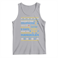Funny Ugly Hanukkah Tank Top Imagine Your Cellphone Chanukah Jewish - Wonder Print Shop