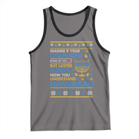 Funny Ugly Hanukkah Tank Top Imagine Your Cellphone Chanukah Jewish - Wonder Print Shop
